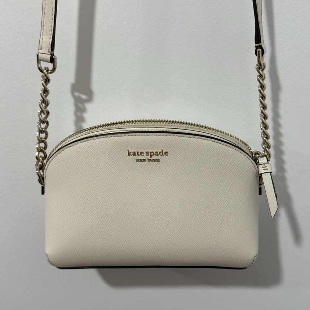 Kate Spade Mini White Purse Pouch Bag